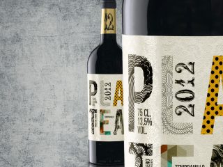 etiqueta vino tinto diseño