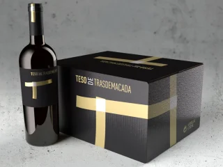 diseño caja botellas vino